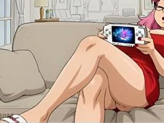 My Japanese Cartoon Stepmom Loves Retro Games and Fucking. Rule Hentai