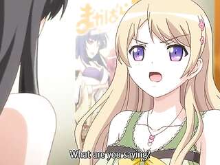 Animation blonde and brunette masturbate to see who gets fucked first - Games 4