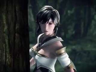 A fantasy story about a chained girl and a monster with a vibrator