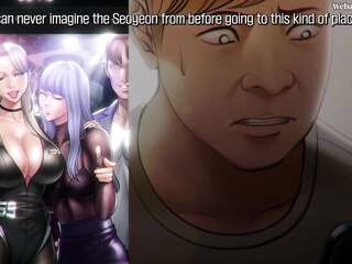 A hentai guy looks at a photo of a busty beauty and dreams about her.