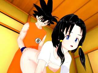 Videl Masturbation and Sex in Dragon Ball 3D Hentai Porn