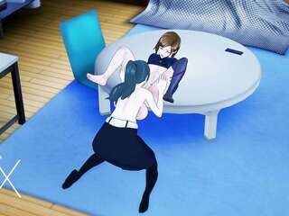 Japanese Style Gaming Nobara and Maki Sex Lesbian Jujutsu Hentai Tube Yuri