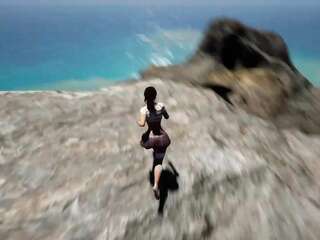 Every dick on this island is obliged to visit Lara Croft's pussy. Game Hentai Tube 3d