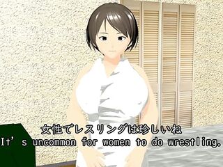 3D Japanese Insatiable Female Gorilla with H-Cup Cabaret Girl