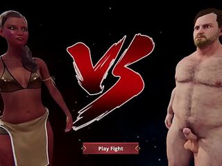 Ethan vs Amanda II Naked Fighter 3D Match