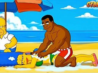 Mrs. Simpson Housewife Hentai Parody Summer Compilation