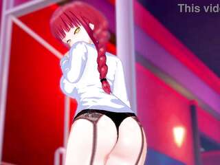 Sensual Japanese Babe Masturbates in Lingerie