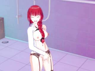Sensual Japanese Babe Masturbates in Lingerie