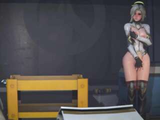 3D Overwatch Cartoon Blowjob Cum in Mouth Swallow