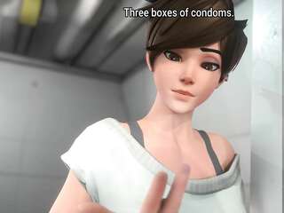 3D Overwatch R34 Cartoon with Subtitles