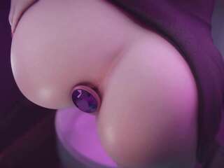 3D Hentai Overwatch Anal with Butt Plug
