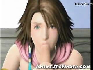 3D Chick Blowjob and Fuck Animation