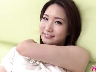 Mikuni Maisaki Japanese Housewife Plays with Sex Toy After Interview Uncensored