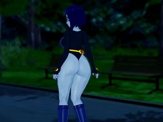 Gothic Hentai JOI with Big Thighs and Facial in Dark Forest