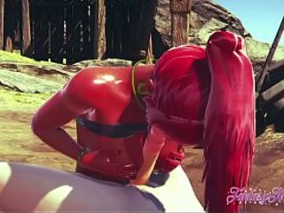 Zelda 3D Hentai: Gerudo Fucked in the Desert