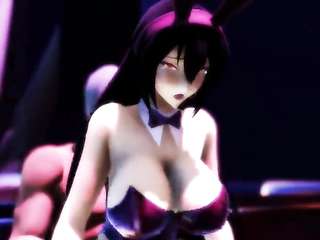 3D HENTAI Busty Nagato is Double Tanked