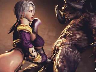 ivy valentine fucked by a monster cock mighty villain