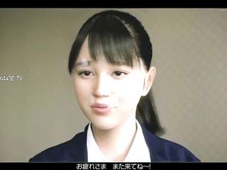 Shy Japanese schoolgirl sucks cock for the first time and fucks on camera uncensored